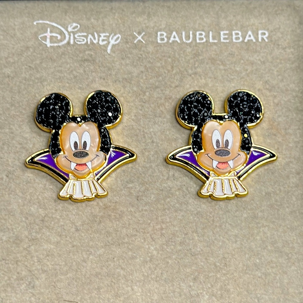 disney mickey dracula baublebar earrings